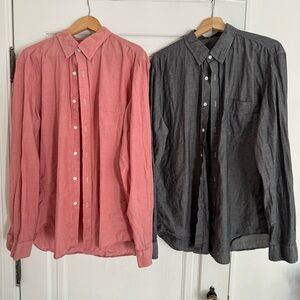 J. Crew men’s lightweight chambray shirt bundle size L